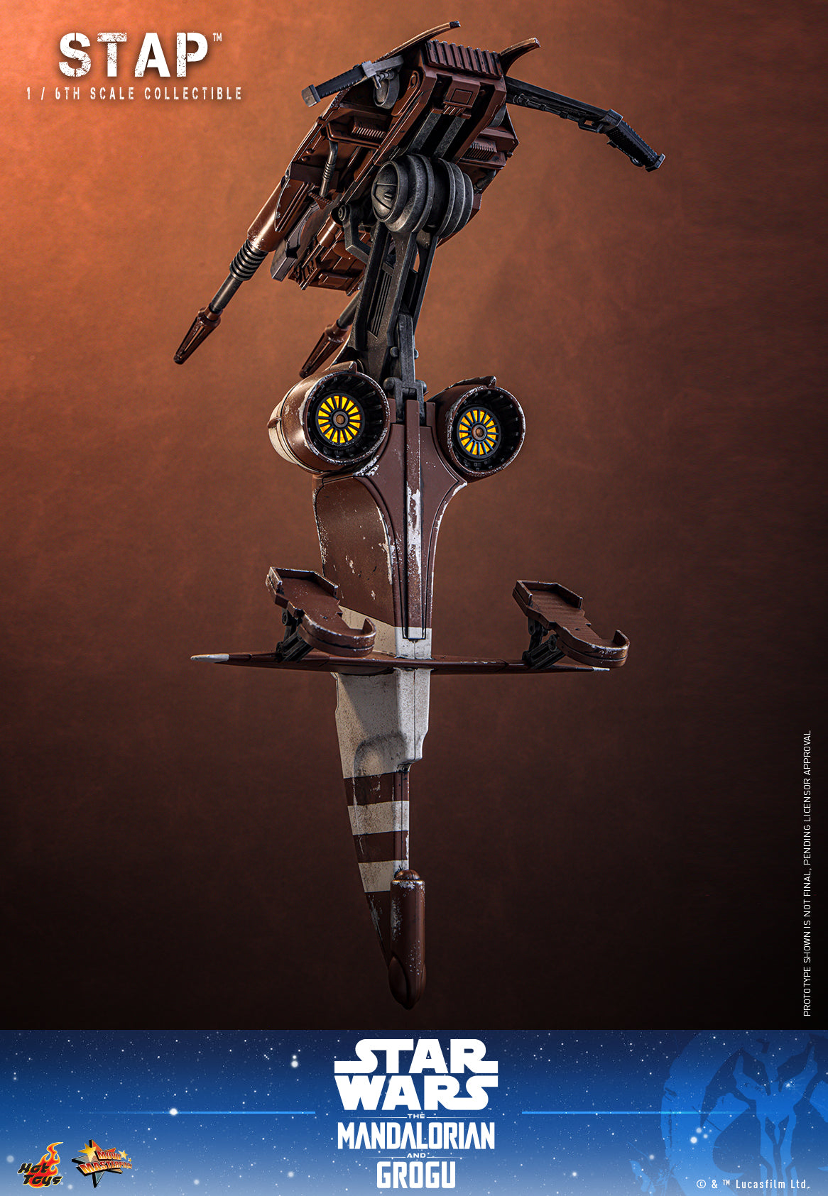 [Pre-Order] MMS886 - Star Wars: The Mandalorian & Grogu™ - 1/6th scale STAP™ Collectible - ActionCity