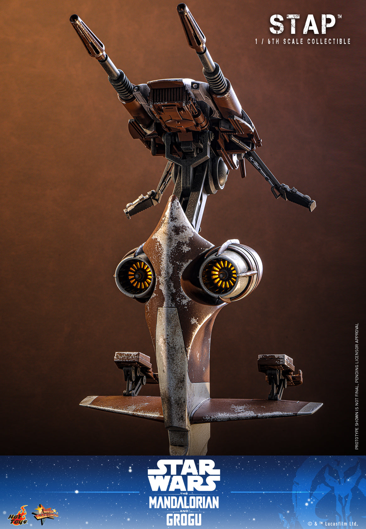 [Pre-Order] MMS886 - Star Wars: The Mandalorian & Grogu™ - 1/6th scale STAP™ Collectible - ActionCity