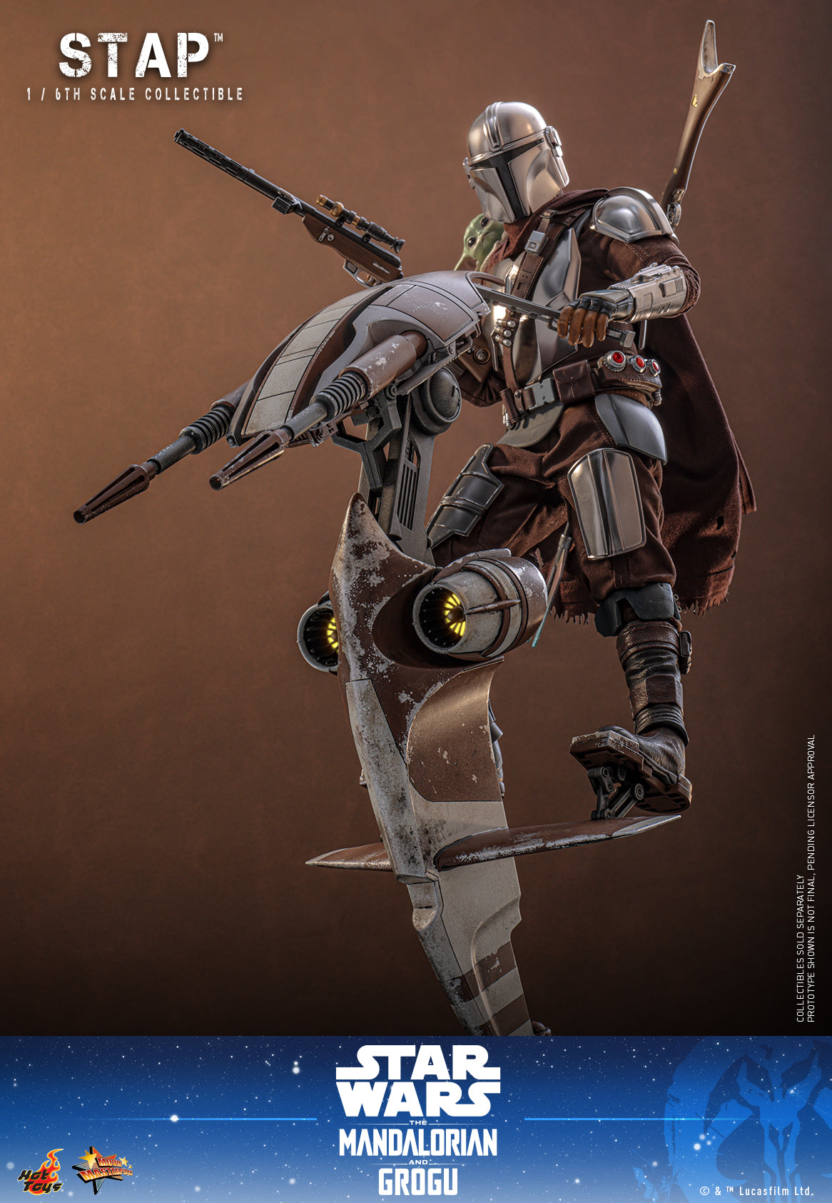 [Pre-Order] MMS886 - Star Wars: The Mandalorian & Grogu™ - 1/6th scale STAP™ Collectible - ActionCity