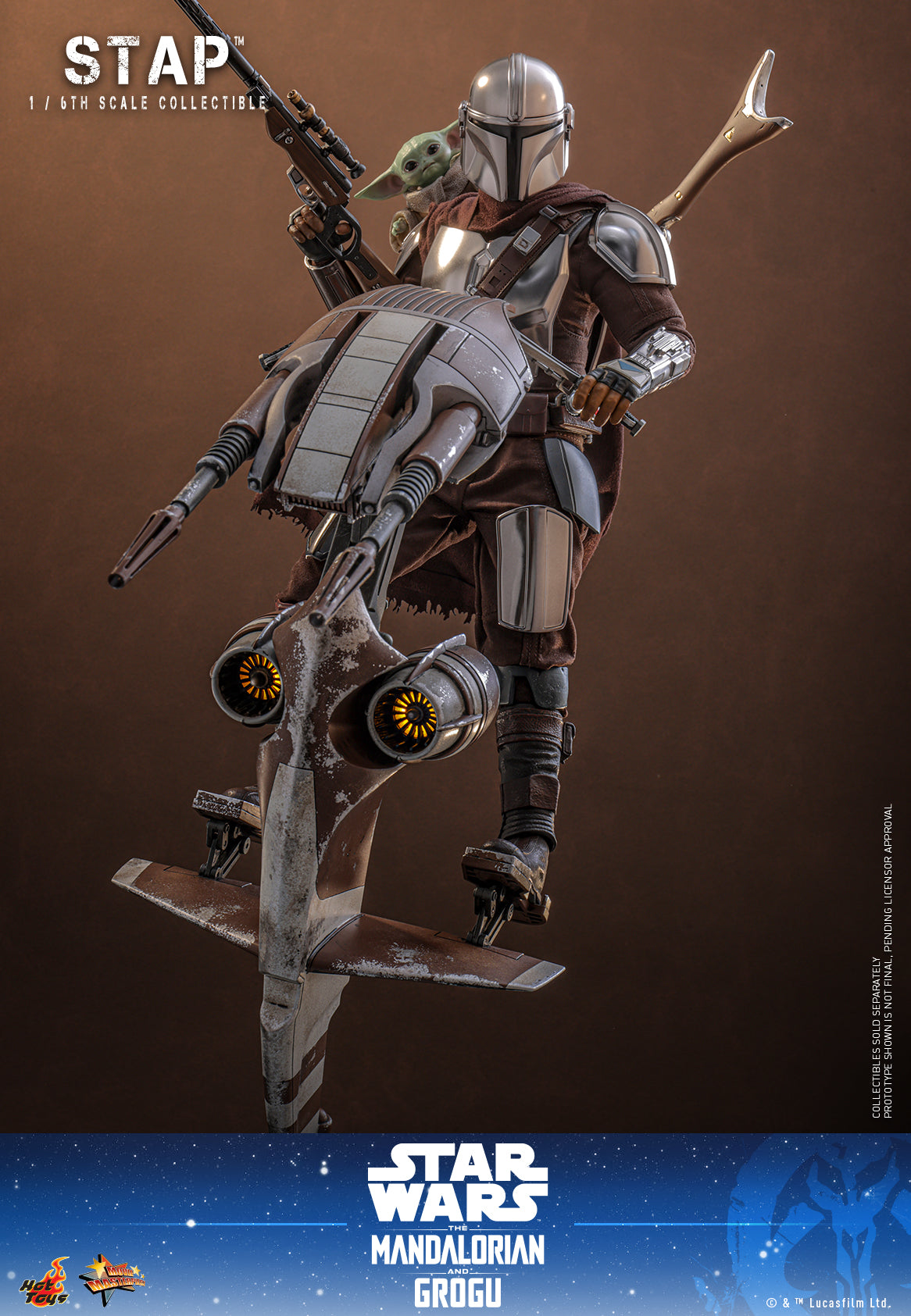 [Pre-Order] MMS886 - Star Wars: The Mandalorian & Grogu™ - 1/6th scale STAP™ Collectible - ActionCity
