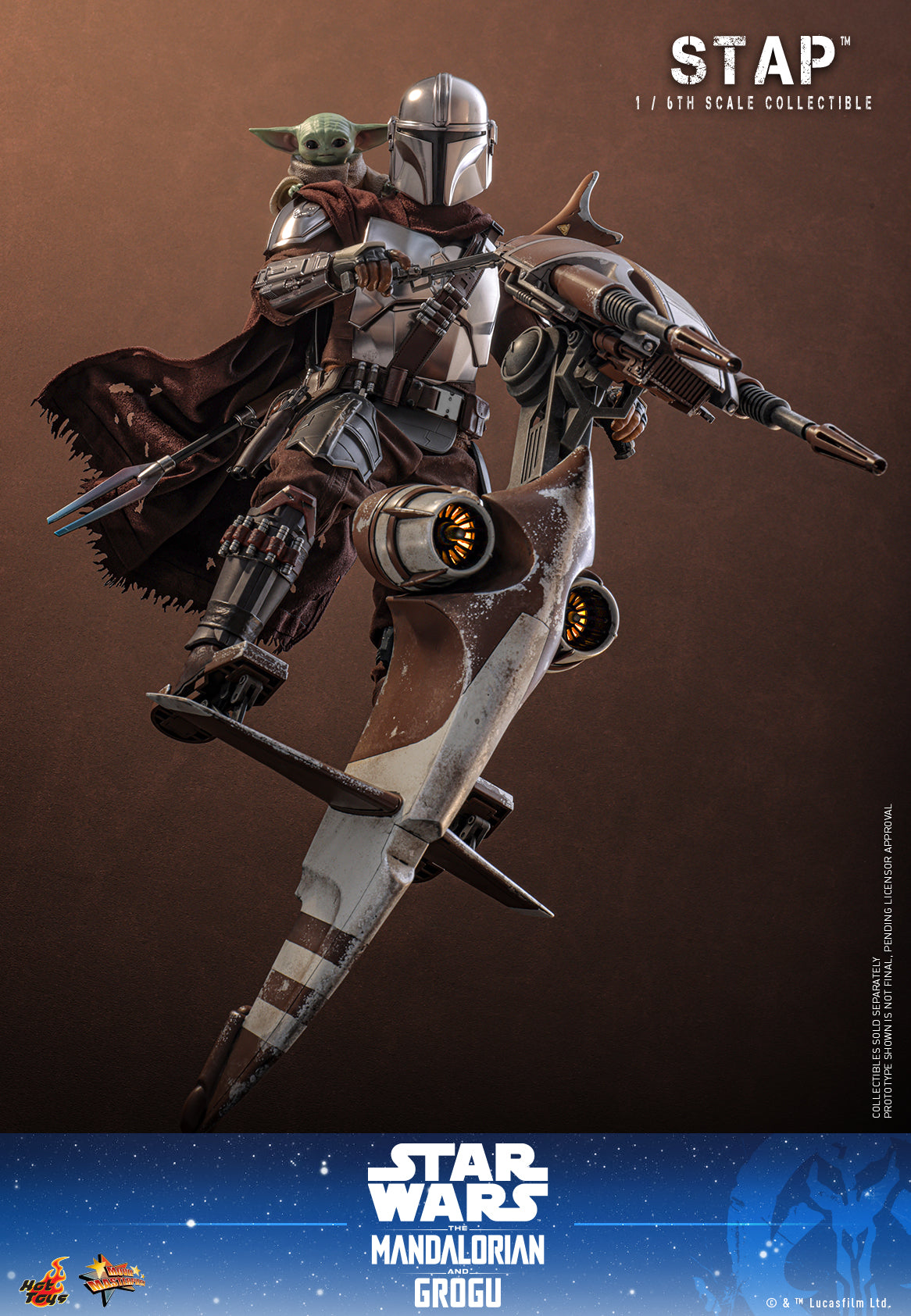 [Pre-Order] MMS886 - Star Wars: The Mandalorian & Grogu™ - 1/6th scale STAP™ Collectible - ActionCity