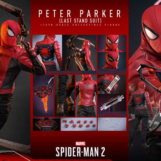 VGM71 - Marvel's Spider-Man 2 - 1/6th scale Peter Parker (Last Stand Suit) Collectible Figure [Hot Toys Exclusive]