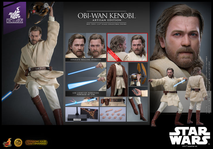 [Pre-Order] MMS809AE - Star Wars: Attack Of The Clones - 1/6th scale Obi-Wan Kenobi Collectible Figure (Artisan Edition) [Hot Toys Exclusive]