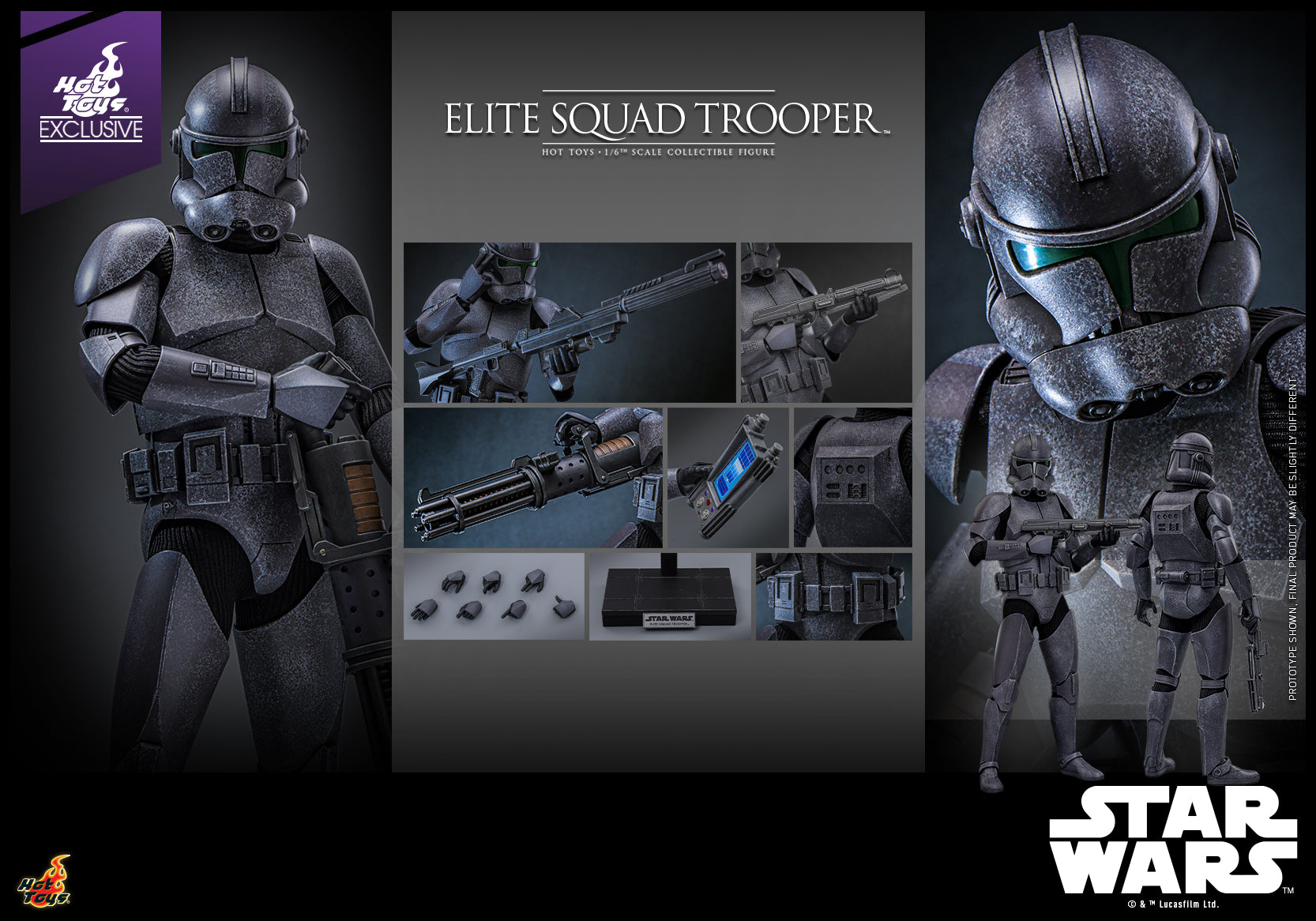 TMS150 - Star Wars: Bad Batch - 1/6th scale Elite Squad Trooper Collectible Figure [Hot Toys Exclusive]