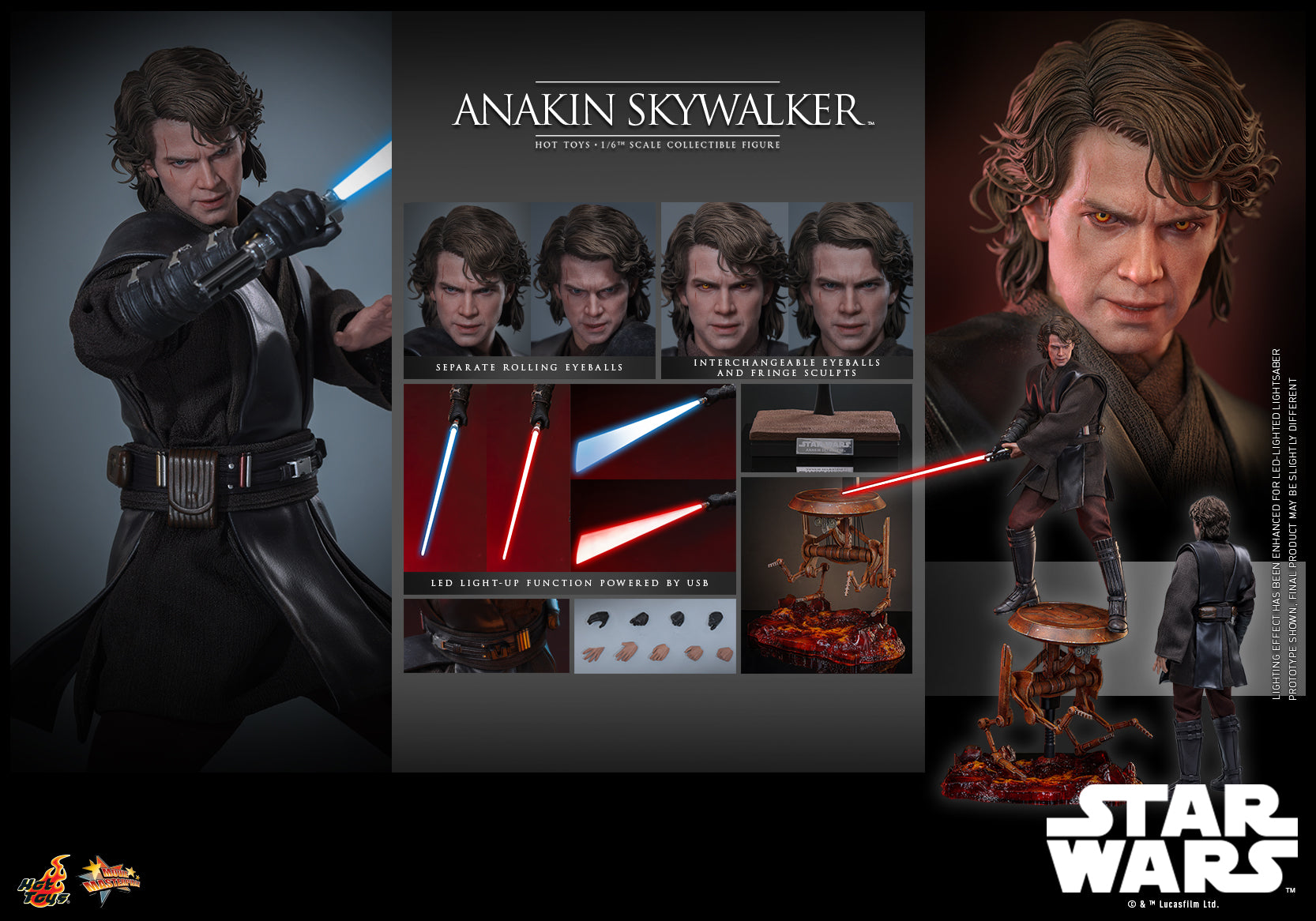[Pre-Order] MMS839 - Star Wars: Revenge of the Sith - 1/6th scale Anakin Skywalker Collectible Figure