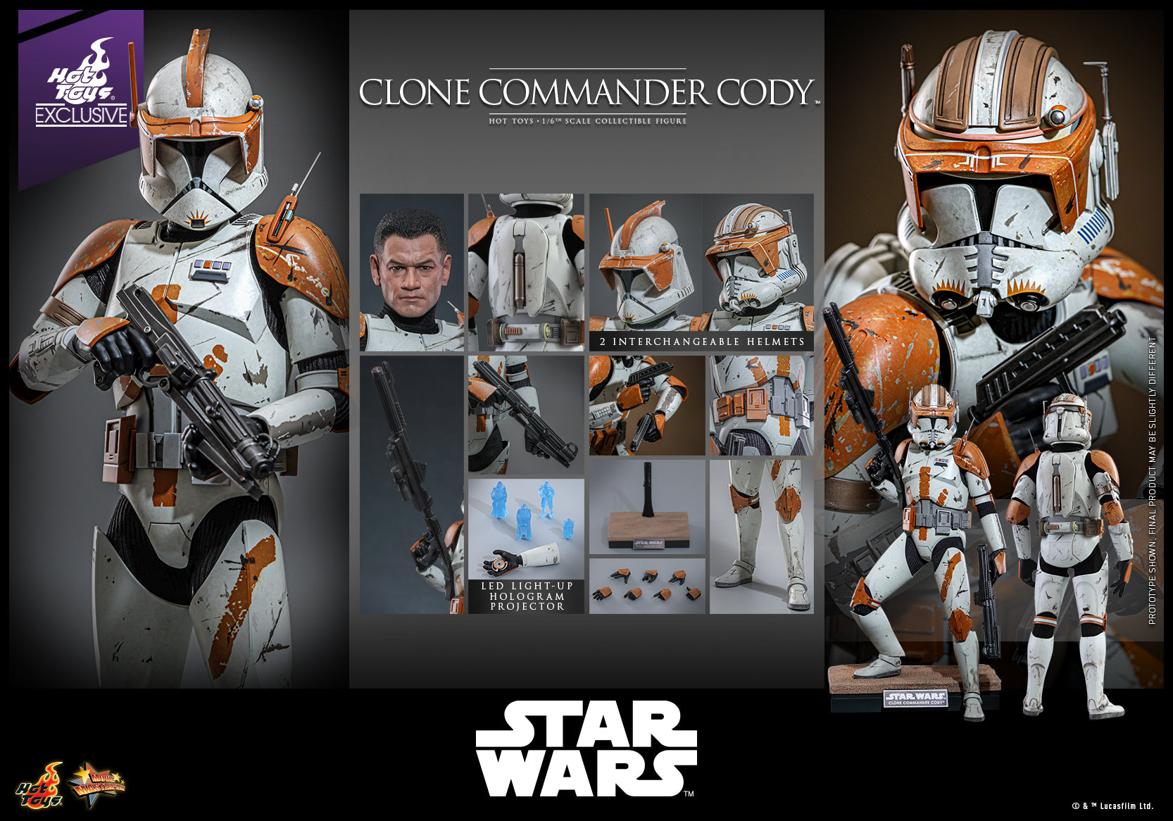 MMS796 - Star Wars: Episode III Revenge of the Sith™ - 1/6th scale Clone Commander Cody™ Collectible Figure [Hot Toys Exclusive]