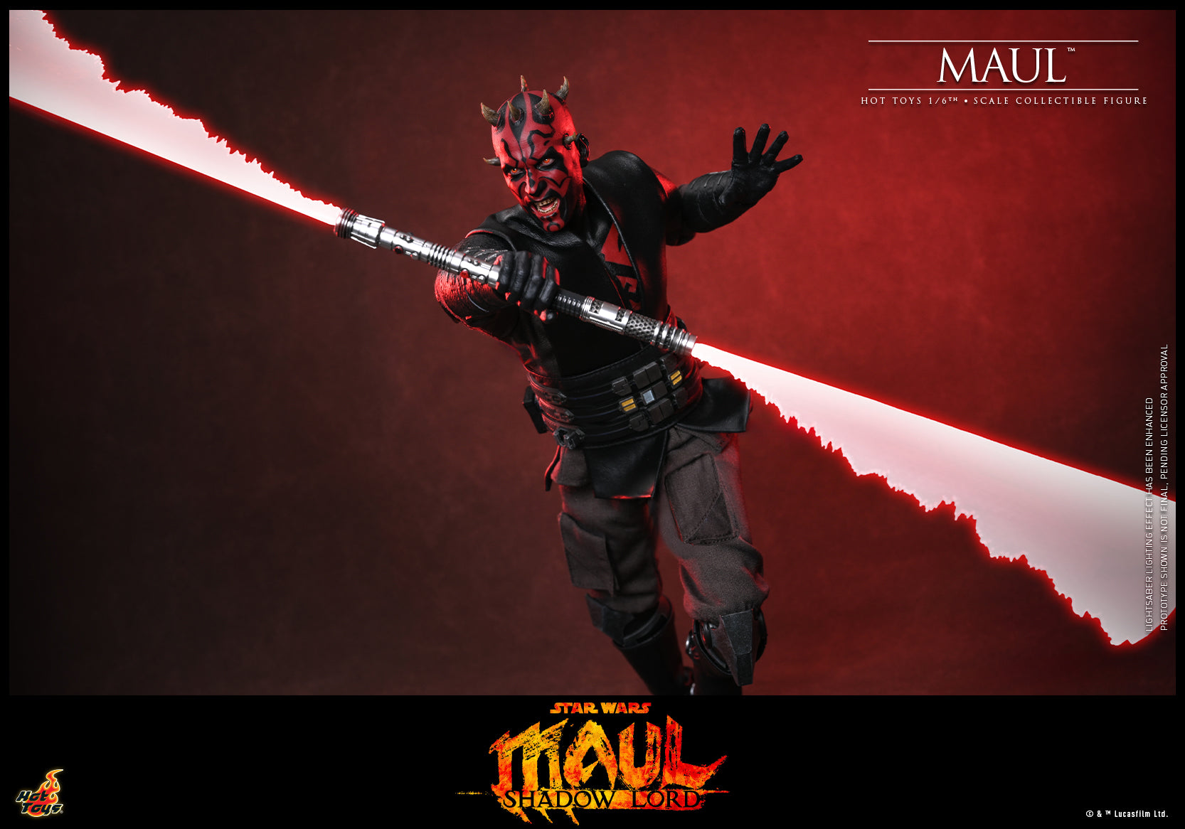 [Pre-Order] TMS187 - Star Wars: Maul – Shadow Lord™ - 1/6th scale Maul™ Collectible Figure - ActionCity