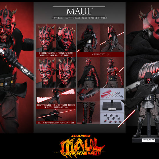 [Pre-Order] TMS187 - Star Wars: Maul – Shadow Lord™ - 1/6th scale Maul™ Collectible Figure