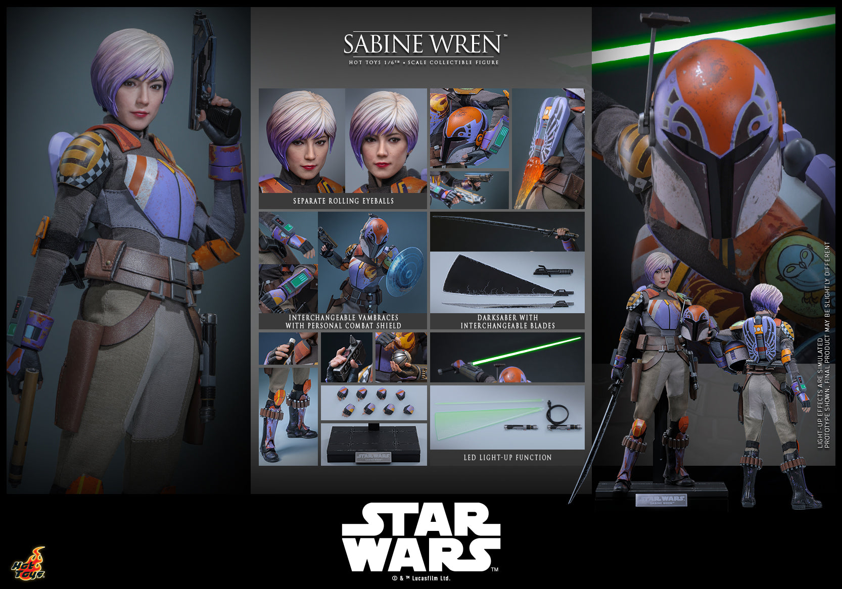 [Pre-Order] TMS171 - Star Wars Rebels - 1/6th scale Sabine Wren Collectible Figure