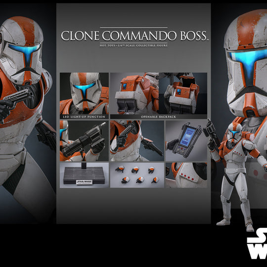 [Pre-Order] TMS151 - Star Wars: The Clone Wars - 1/6th scale Clone Commando Boss Collectible Figure [Hot Toys Exclusive]