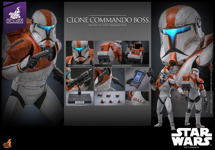 [Pre-Order] TMS151 - Star Wars: The Clone Wars - 1/6th scale Clone Commando Boss Collectible Figure [Hot Toys Exclusive]