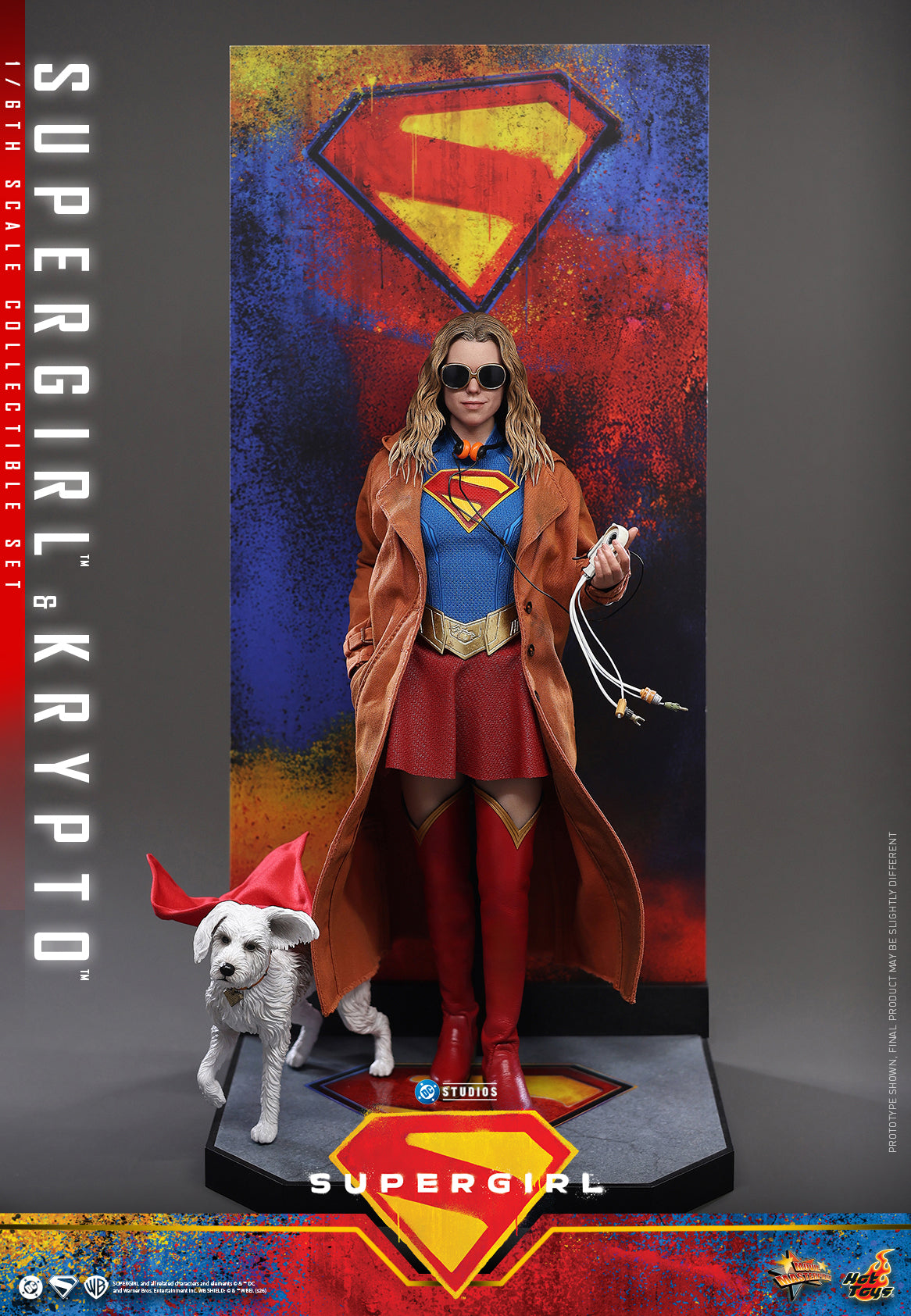 [Pre-Order] MMS869 - Supergirl™ - 1/6th scale Supergirl™ & Krypto™ Collectible Set