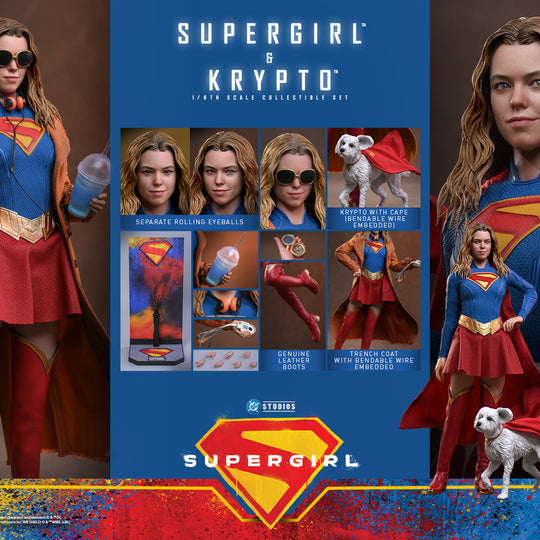 [Pre-Order] MMS869 - Supergirl™ - 1/6th scale Supergirl™ & Krypto™ Collectible Set