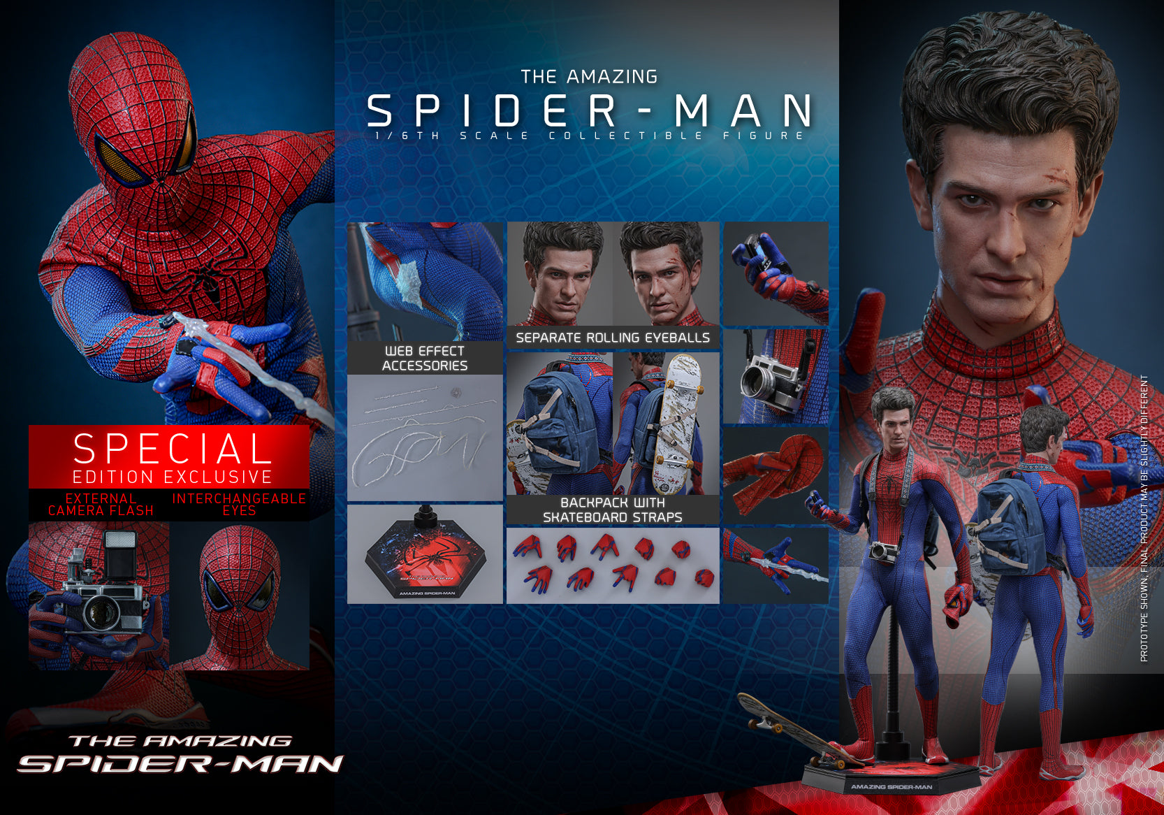MMS771B - The Amazing Spider-Man - 1/6th scale The Amazing Spider