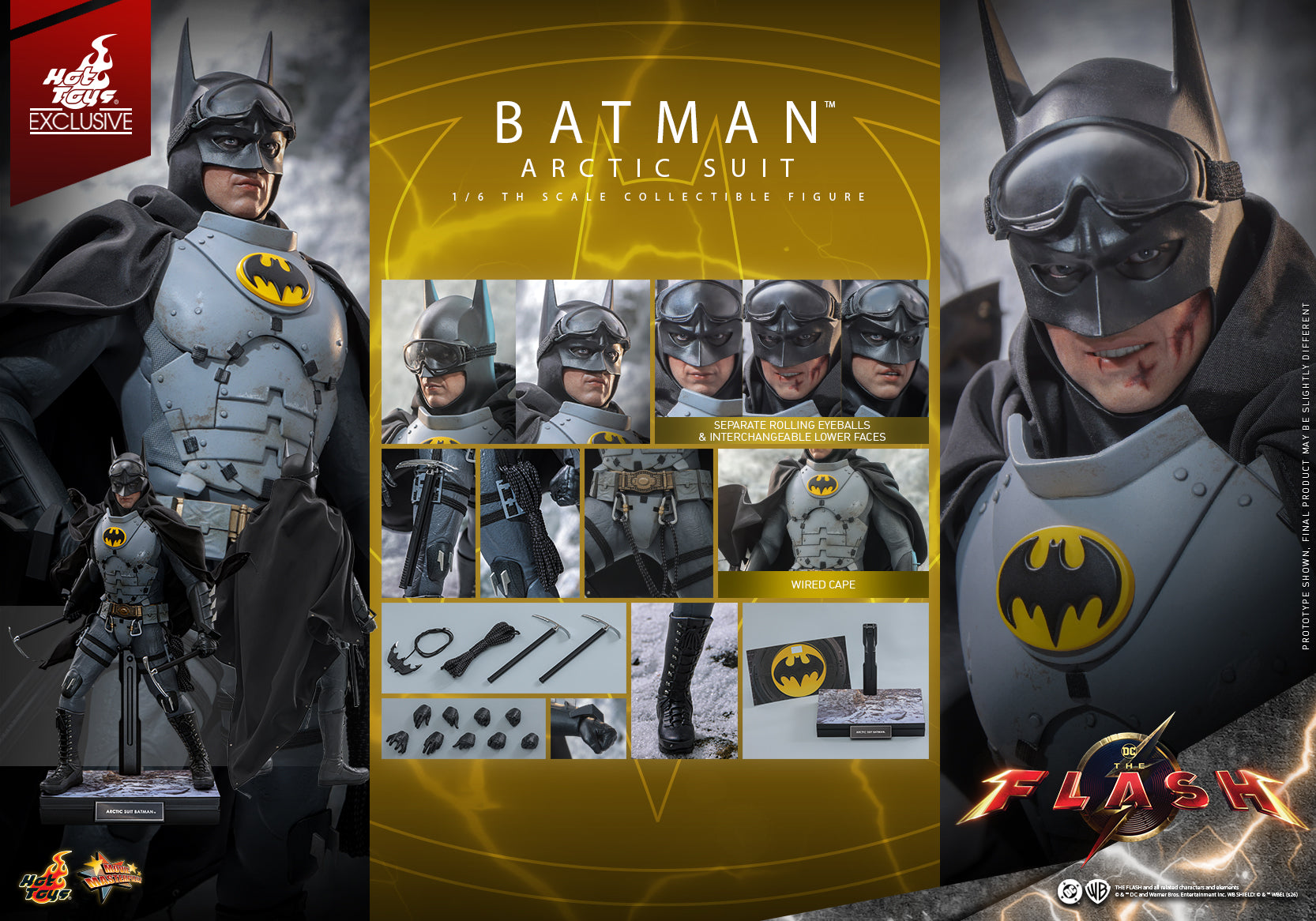 [Pre-Order] MMS897 - The Flash - 1/6th scale Batman™ (Arctic Suit) Collectible Figure [Hot Toys Exclusive]