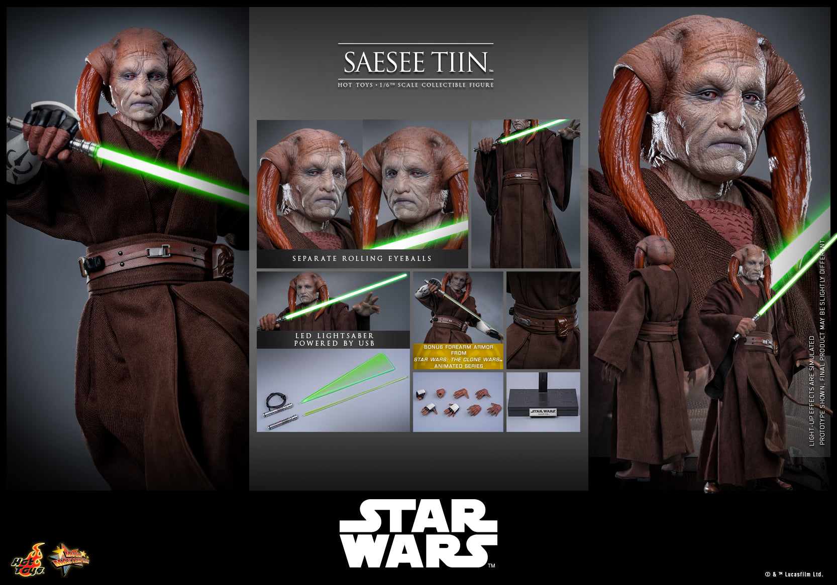 [Pre-Order] MMS820 - Star Wars: Revenge of the Sith - 1/6th scale Saesee Tiin Collectible Figure