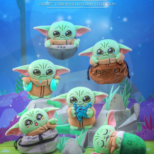 PPLU044N - Star Wars - Grogu Cosbi Plush Keychain Collection