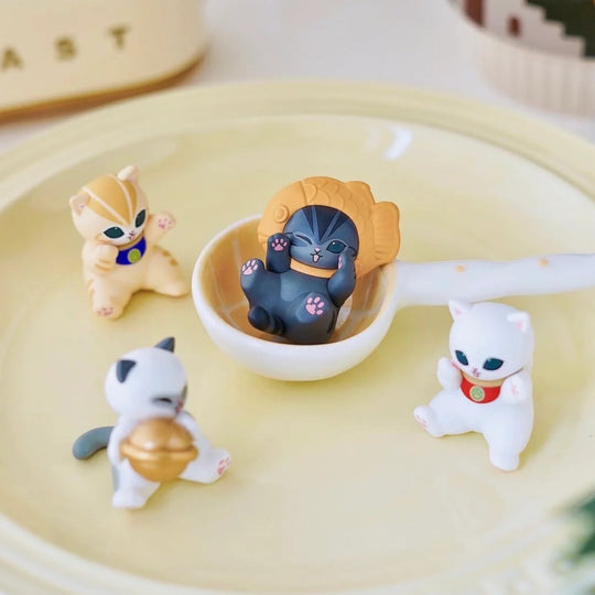 Mofusand Lucky Cat Series Mini Cat Head Blind Box