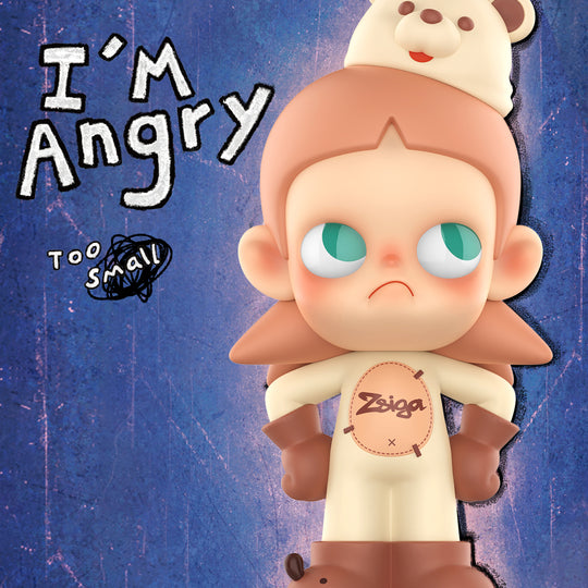 POP MART Zsiga I'm Angry Limited Edition 100% Figure