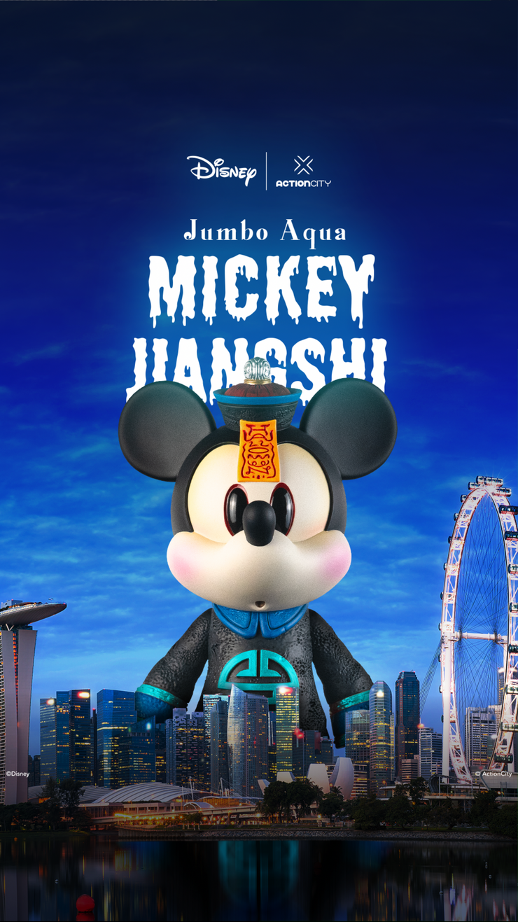 [Pre-Order] Disney X ActionCity Jumbo Mickey Jiangshi Aqua