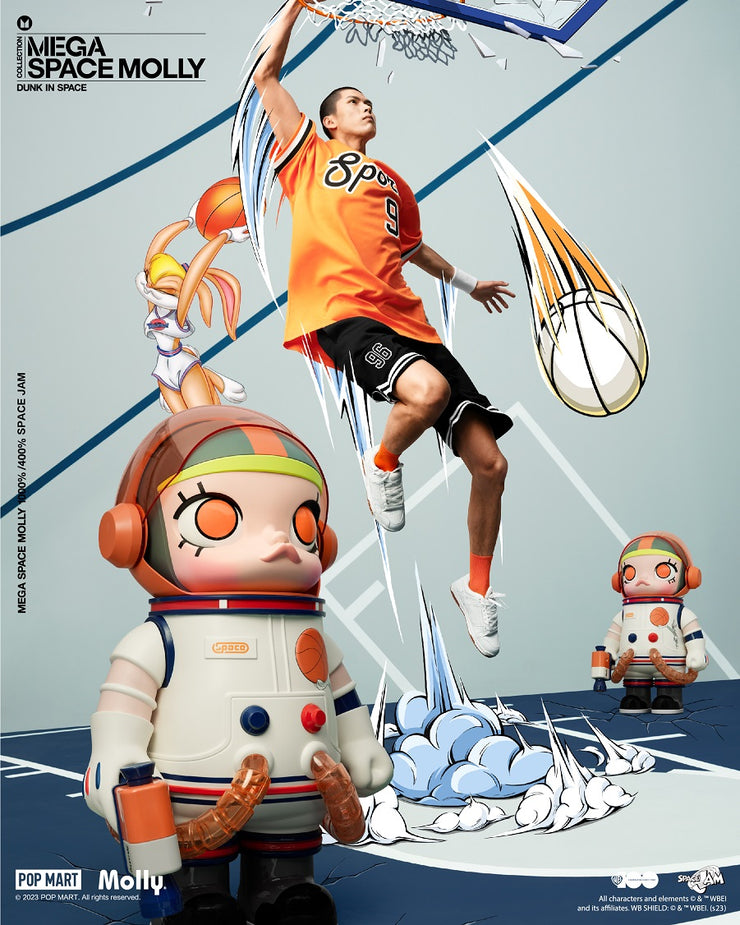 POP MART MEGA Space Molly 400% Space Jam