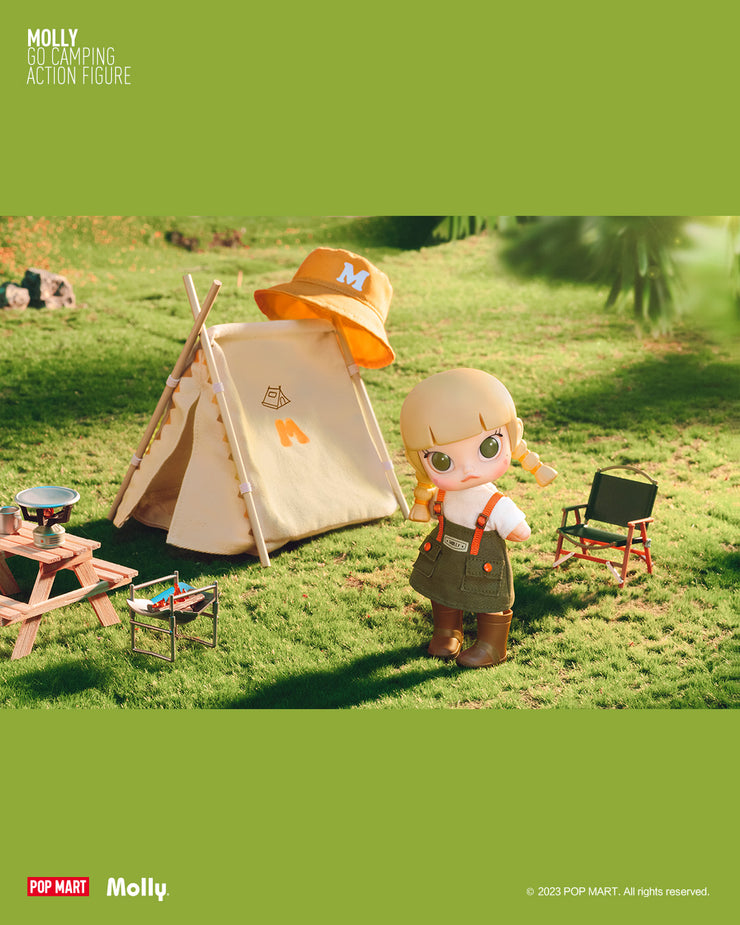 POP MART Molly Go Camping Action Figure