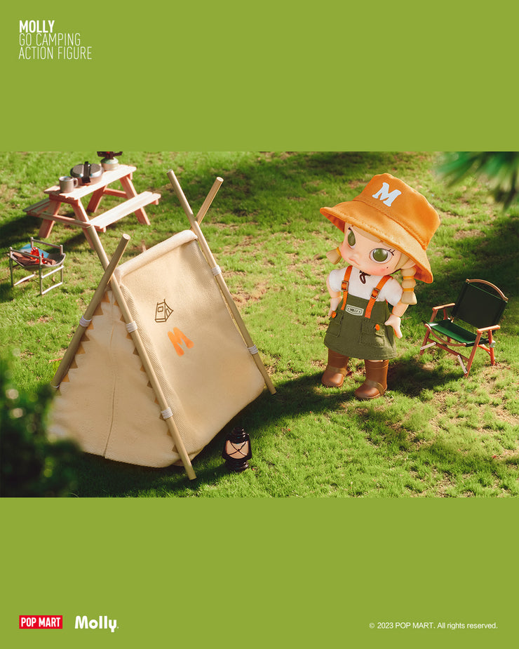 POP MART Molly Go Camping Action Figure