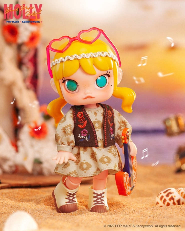 POP MART Molly Beach Music Festival Action Figure