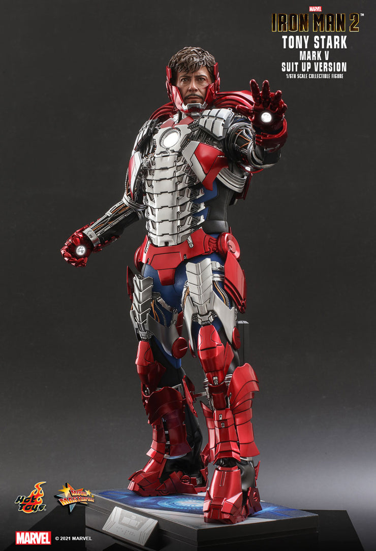 MMS599 - Iron Man 2 - 1/6th scale Tony Stark (Mark V Suit up Version) Collectible Figure