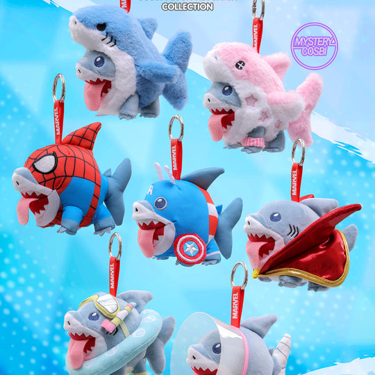 PPLU108N - Marvel – Jeff the Land Shark Cosbi Plush Keychain Collection