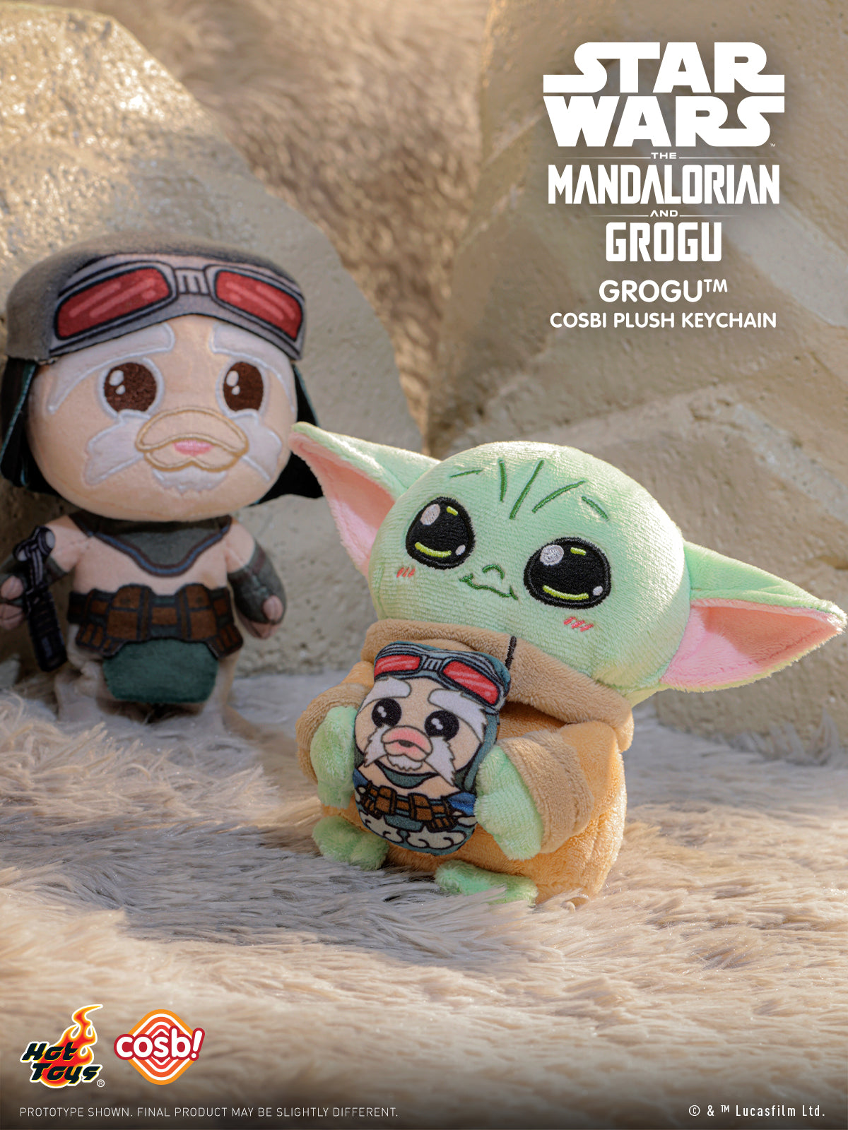 [Pre-Order] PPLU112N - The Mandalorian and Grogu - The Mandalorian and Grogu Cosbi Plush Keychain Collection - ActionCity