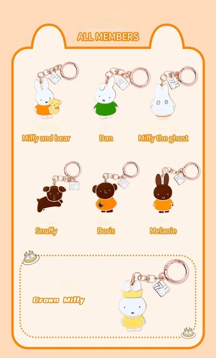 VIPO X Miffy 70th Keychain-Blind Box