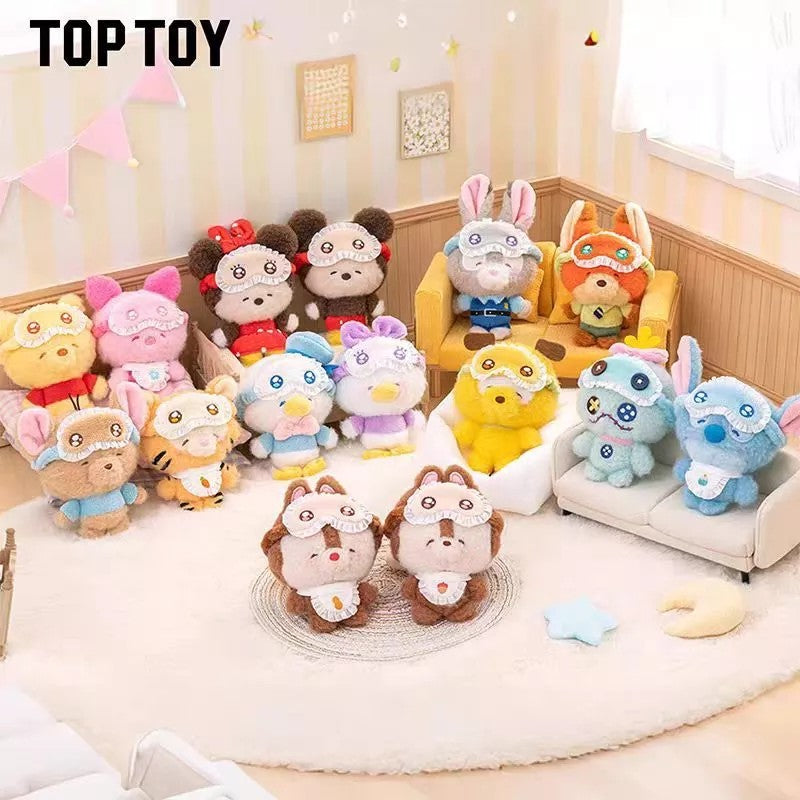 Disney Squinting Sleepwear Series Plush Pendant Blind Box