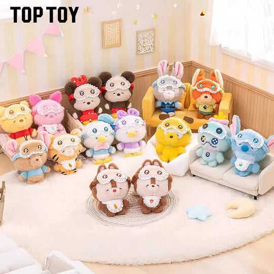 Disney Squinting Sleepwear Series Plush Pendant Blind Box