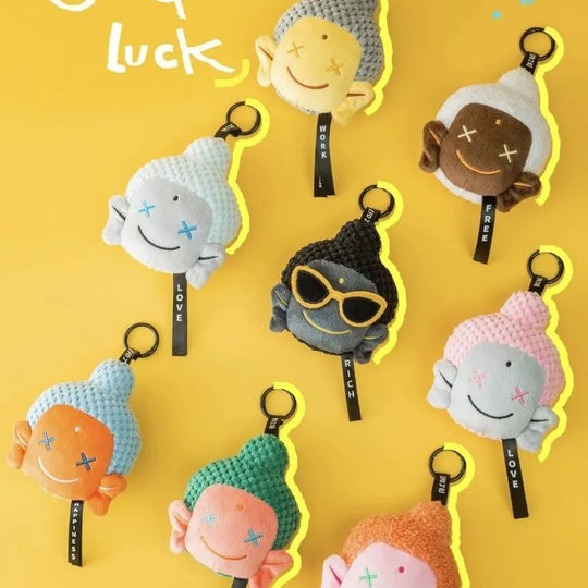 Amitofo Good Luck Plush Keychain Blind Box