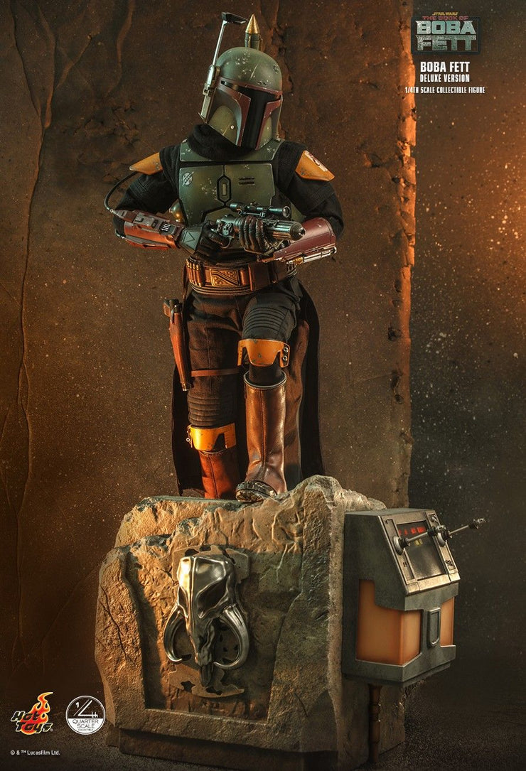 QS023 - Star Wars: The Book Of Boba Fett - 1/4th scale Boba Fett (Deluxe Version) Collectible Figure