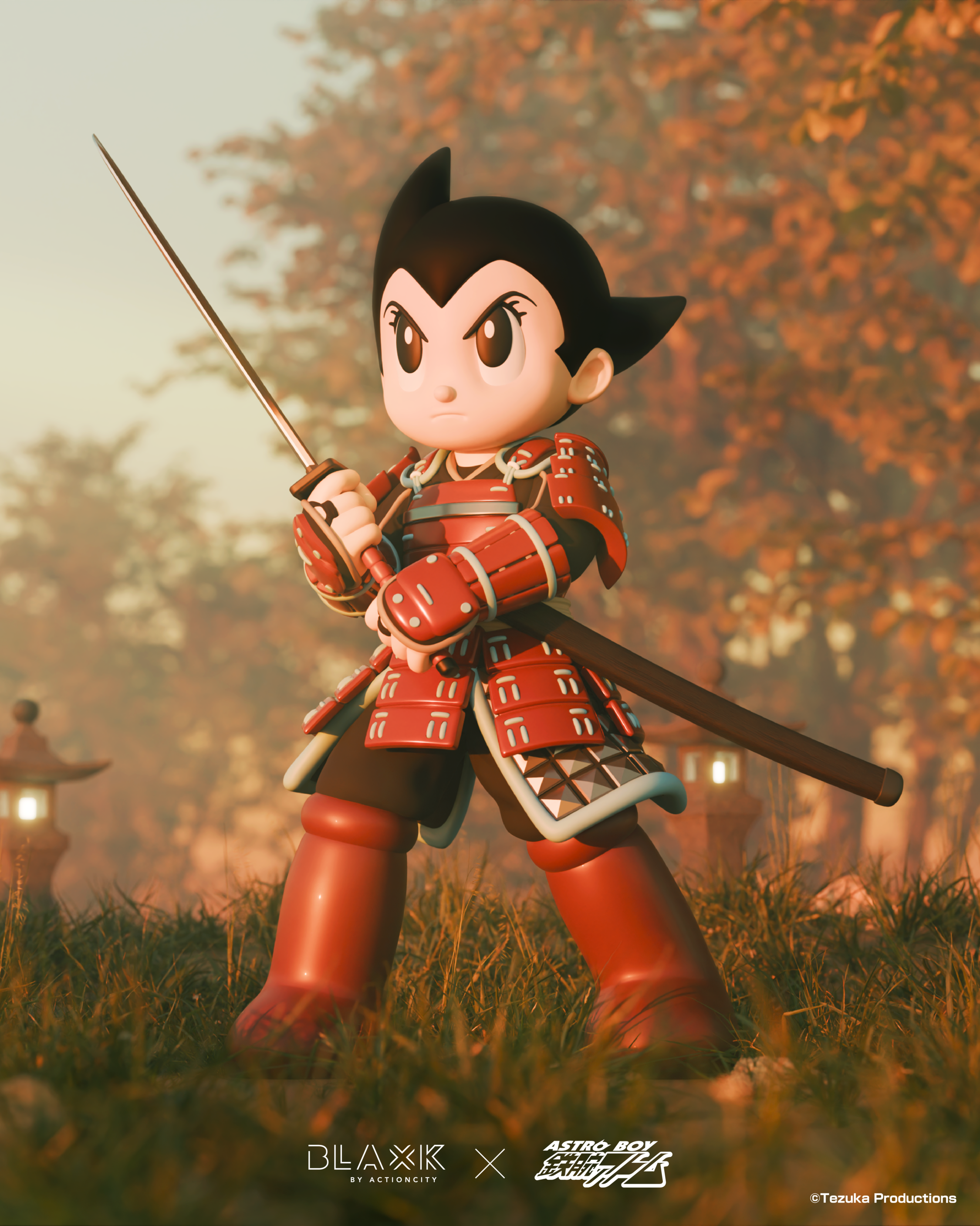 AstroBoy Red Boots Samurai - Main Image
