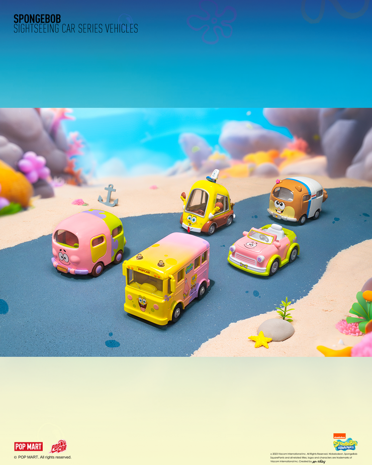 POP MART SpongeBob Sightseeing Car Series Vehicles Series