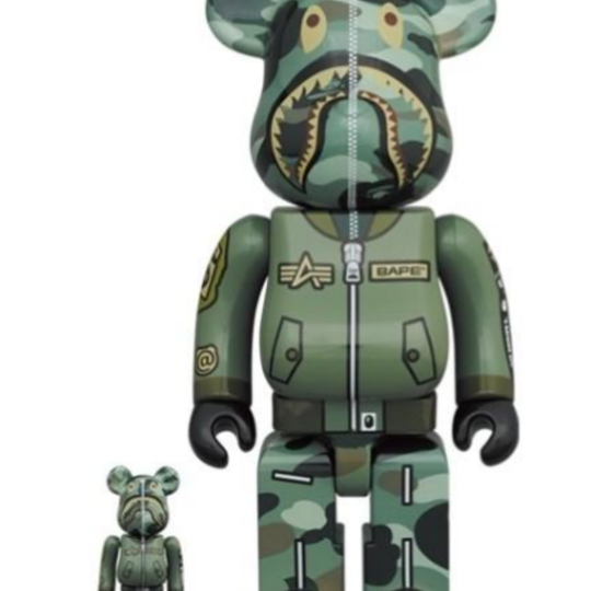 BE@RBRICK BAPE(R) × Alpha 100% & 400%