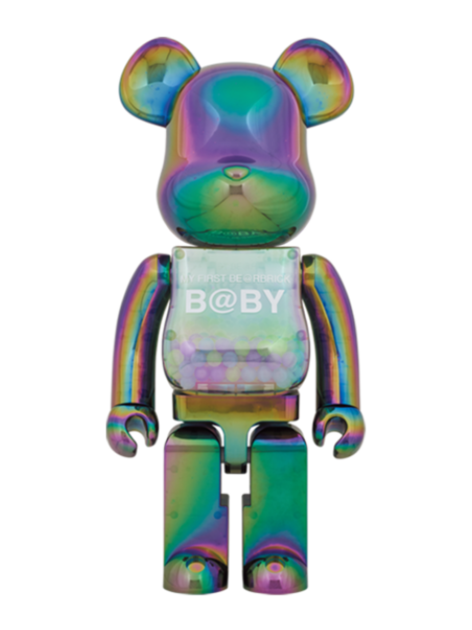BE@RBRICK My First Be@rbrick Baby Clear Black Chrome Ver