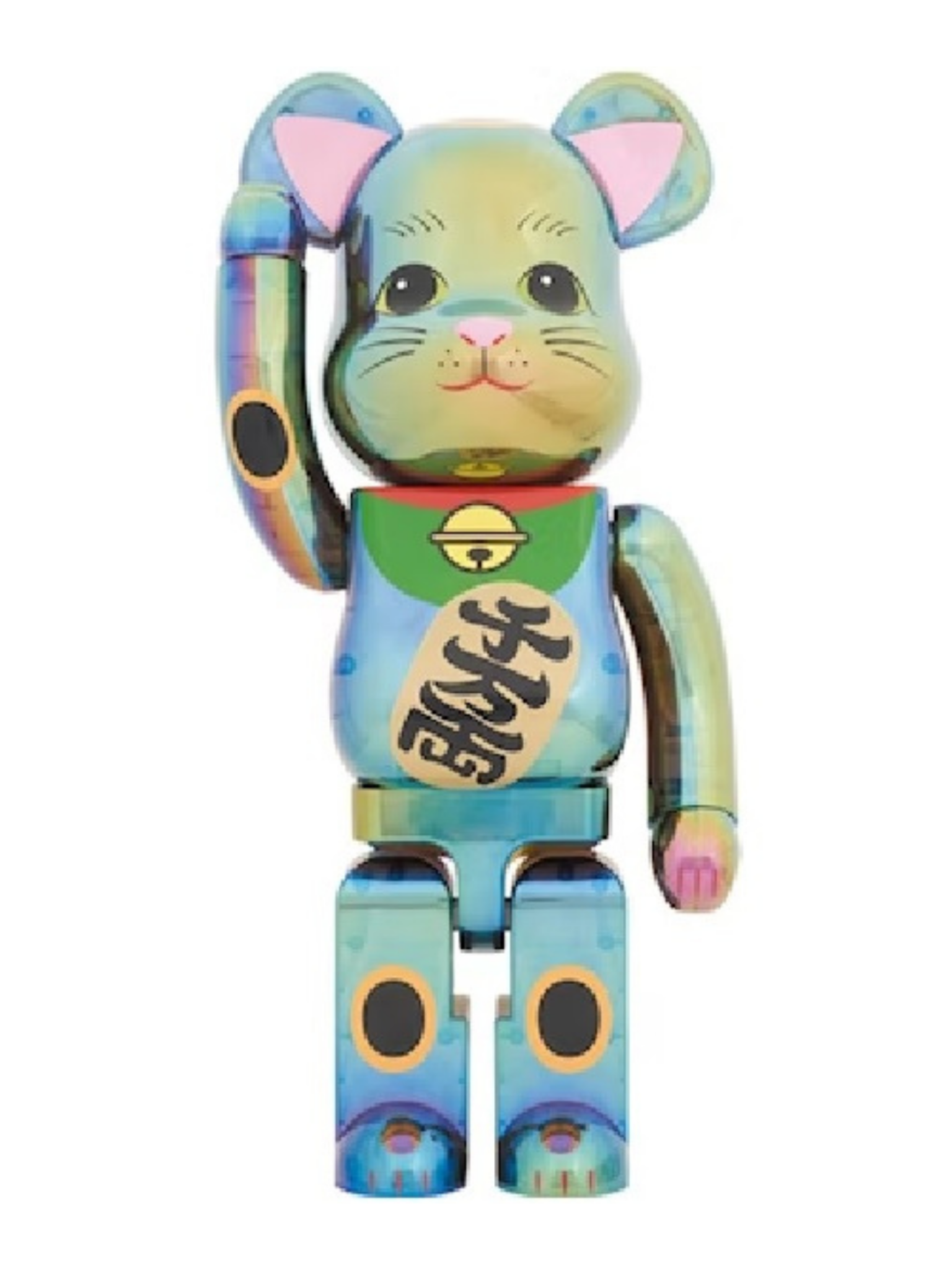 BE@RBRICK Manekineko Black Transparent Plating 1000% – ActionCity