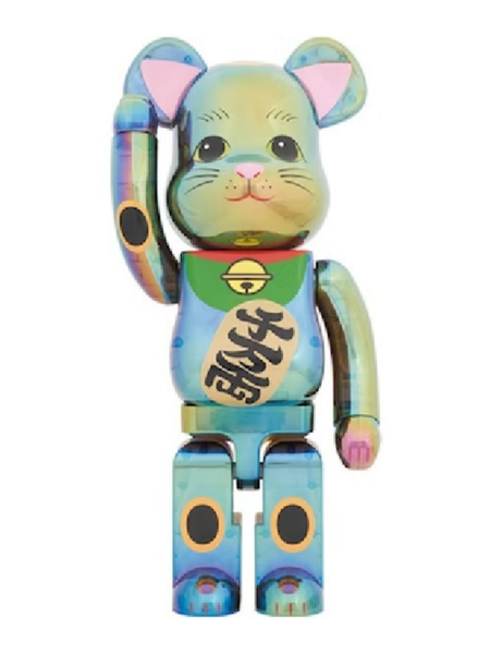 BE@RBRICK Manekineko Black Transparent Plating 1000% – ActionCity