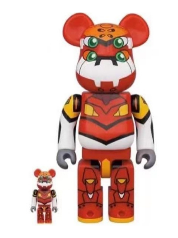 BE@RBRICK Evangelion Unit 02 100％ & 400％