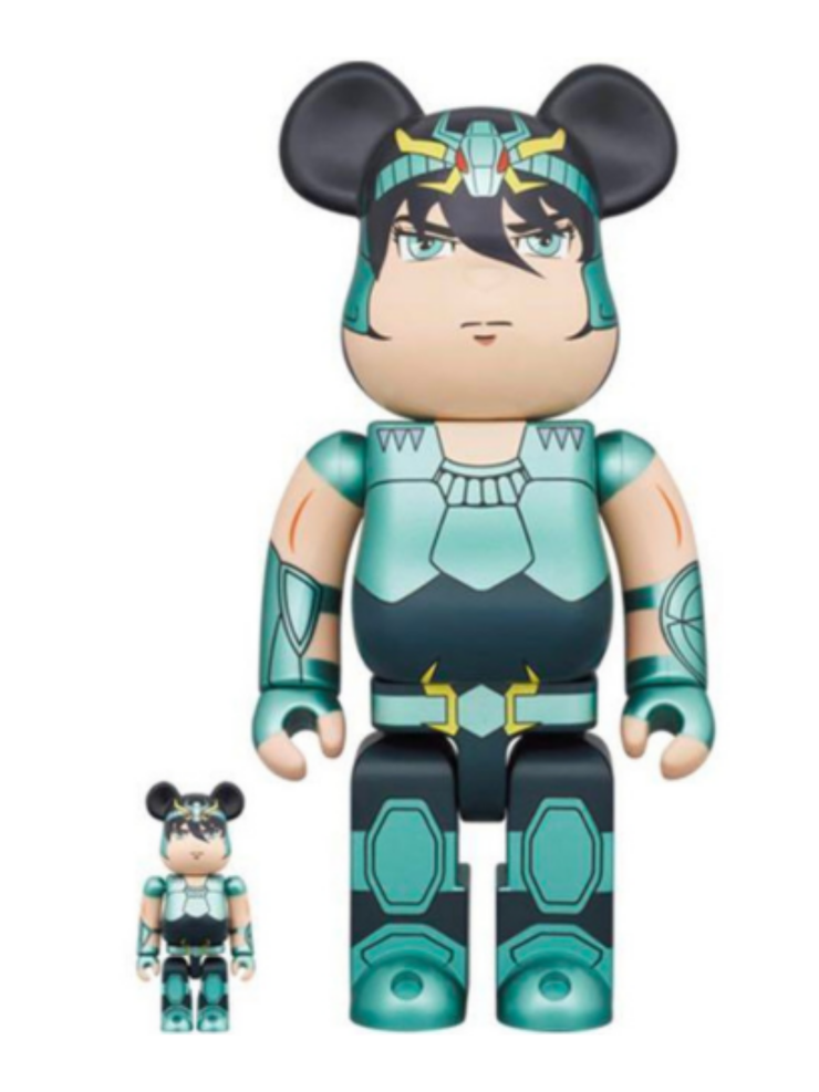 BE@RBRICK Dragon Constellation Shiryu 100% & 400%