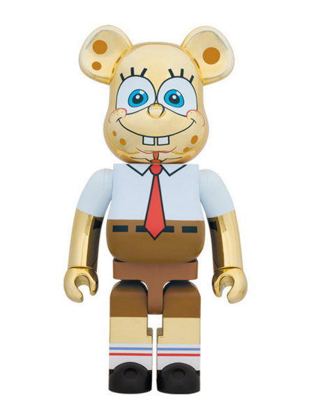 BE@RBRICK ベアブリック GOLD CHROME 1000％ BE@RBRICK Spongebob Gold Chrome 1000% – ActionCity