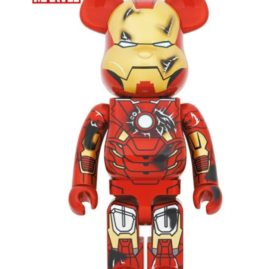 BE@RBRICK Iron Man Mark VII Damage Ver. 1000%
