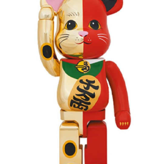 BE@RBRICK Manekineko Gold x Red 1000%
