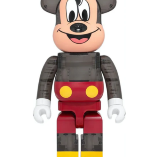 BE@RBRICK CLOT 3-Eyed Mickey Transparent 1000%