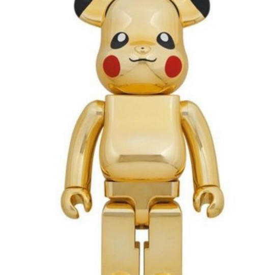 BE@RBRICK Pikachu (Gold Chrome Ver.) 1000%