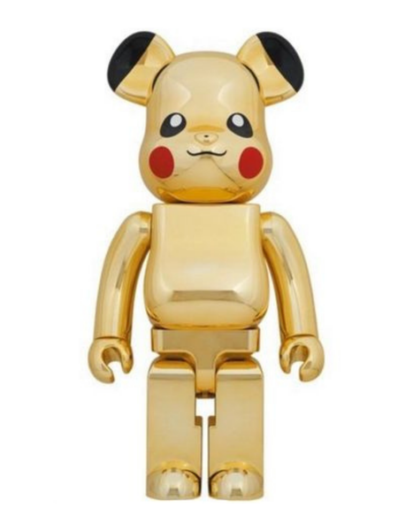 BE@RBRICK Pikachu (Gold Chrome Ver.) 1000% – ActionCity